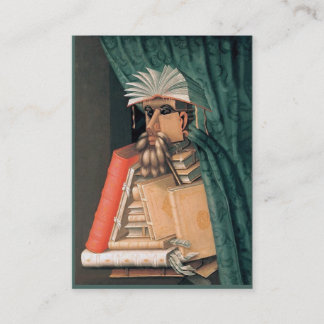 Bibliothekar, Verfasser, Forscher - doppelseitig Visitenkarte