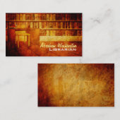 Bibliothekar-Visitenkarten Visitenkarte (Vorne/Hinten)
