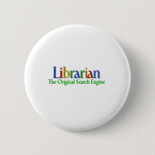 Bibliothekar-Vorlagen-Suchmaschine Button (Vorderseite)