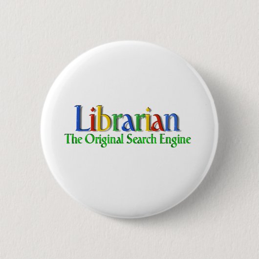 Bibliothekar-Vorlagen-Suchmaschine Button (Vorderseite)