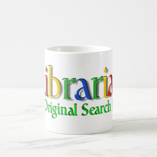 Bibliothekar-Vorlagen-Suchmaschine Kaffeetasse (Mittel)