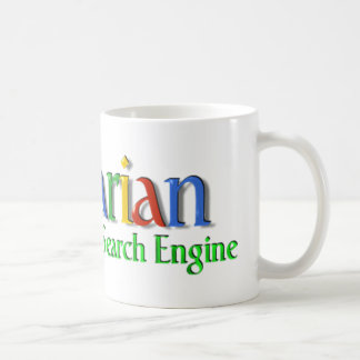 Bibliothekar-Vorlagen-Suchmaschine Kaffeetasse