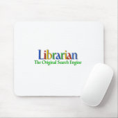 Bibliothekar-Vorlagen-Suchmaschine Mousepad (Mit Mouse)