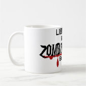 Bibliothekar-Zombie-Jäger Kaffeetasse (Links)