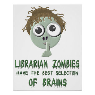 Bibliothekar-Zombies - Poster