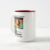 Bibliothekar Zweifarbige Tasse (Vorderseite Links)