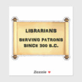 Bibliothekare Aufkleber (Blatt)