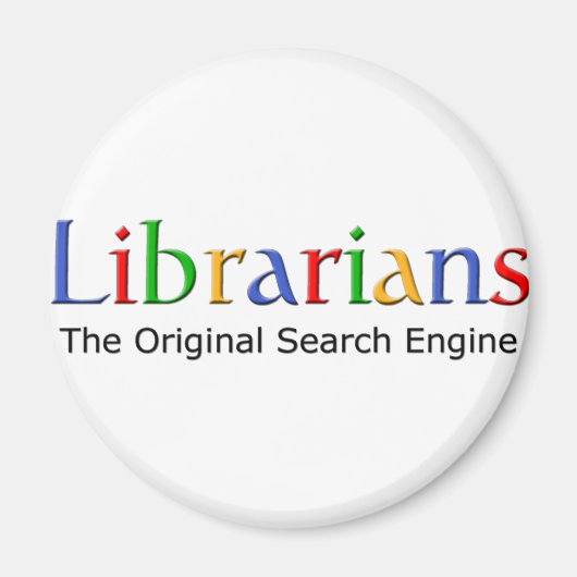 Bibliothekare - Der originale Motor der Suche Magnet (Vorne)