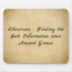 Bibliothekare - Die besten Informationen finden Mousepad