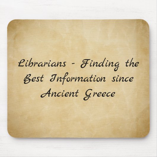 Bibliothekare - Die besten Informationen finden Mousepad (Vorne)