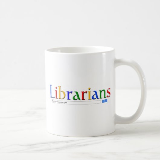 Bibliothekare die ursprüngliche Suchmaschine Kaffeetasse (Rechts)
