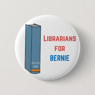 Bibliothekare für Bernie-Knopf Button