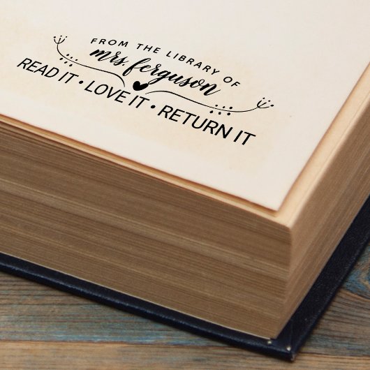 Bibliothekare lesen es Liebe Es gibt es Personalis Permastempel