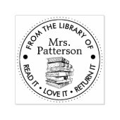 Bibliothekare lesen es Liebe Es gibt es Personalis Permastempel (Design)