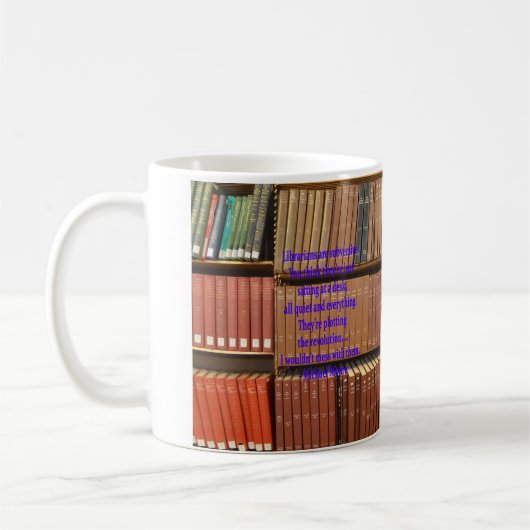 Bibliothekare sind subversive kaffeetasse (Links)