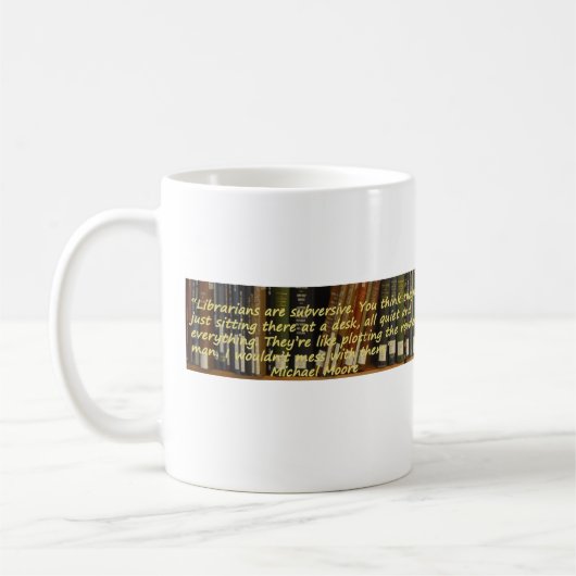 Bibliothekare sind subversive kaffeetasse (Links)