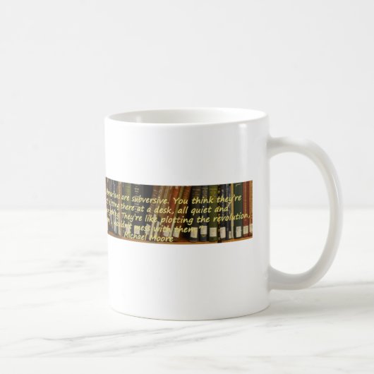 Bibliothekare sind subversive kaffeetasse (Rechts)