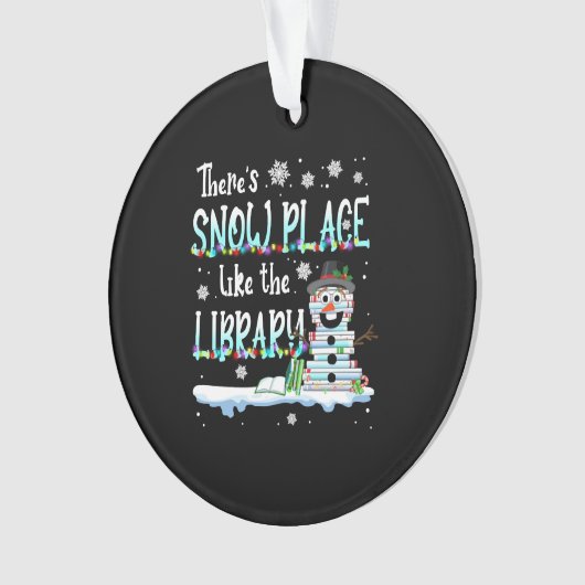 Bibliothekarisch gibt es Schneeplätze wie die Bibl Ornament (Vorderseite)