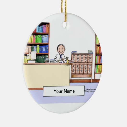 Bibliothekarisch - männlich keramikornament (Rechts)