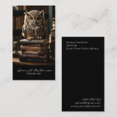 Bibliothekarische Buchhandlungen Archivbücher Visi Visitenkarte (Vorne/Hinten)