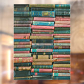 Bibliothekarische Geschenke für sie Fensteraufkleber (Blatt 2)