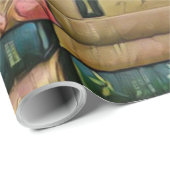 Bibliothekarische Geschenke für sie Geschenkpapier (Rolleneckpunkt)