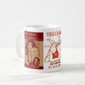 Bibliothekarische READ-Tasse Kaffeetasse (Vorderseite Links)