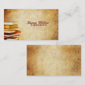 Bibliothekarische Visitenkarten Visitenkarte (Vorne/Hinten)