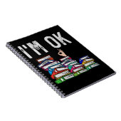 Bibliothekarischer Buchleser Funny Book Lover Notizblock (Rechte Seite)