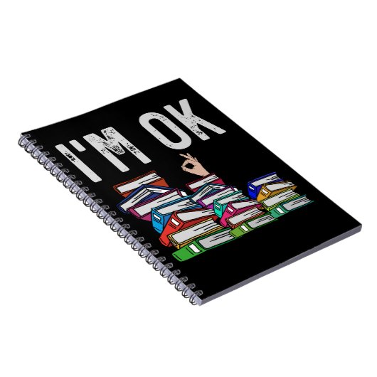 Bibliothekarischer Buchleser Funny Book Lover Notizblock (Rechte Seite)