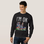 Bibliothekarischer Buchleser Funny Book Lover Sweatshirt (Vorne ganz)