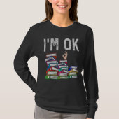 Bibliothekarischer Buchleser Funny Book Lover T-Shirt (Vorderseite)