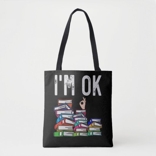 Bibliothekarischer Buchleser Funny Book Lover Tasche (Vorderseite)