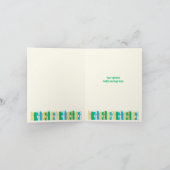 Bibliothekarisches Buch Lover Dankeskarte (Innenseite)