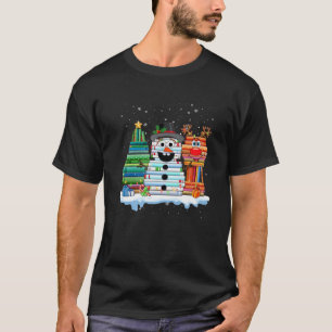 Bibliothekarisches Buch Lover Weihnachtsbuch Renti T-Shirt