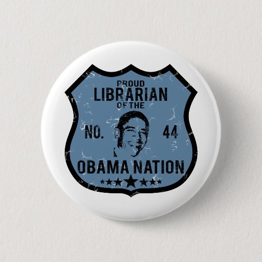 Bibliothekarobama-Nation Button (Vorderseite)