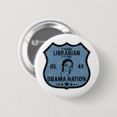 Bibliothekarobama-Nation Button (Vorne & Hinten)