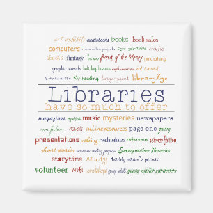 Bibliotheken - ändern Sie Farbe Magnet