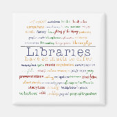 Bibliotheken - Farbe ändern Magnet (Vorne)