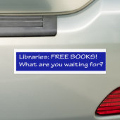 Bibliotheken: freebooks autoaufkleber (Auf Auto)