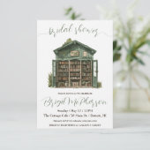 Bibliotheken, Kapitel, Kernnetz, Brautparty Einladung (Stehend Vorderseite)