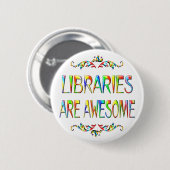 Bibliotheken sind fantastisch button (Vorne & Hinten)