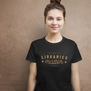 Bibliotheken sind Vintag wichtig T-Shirt