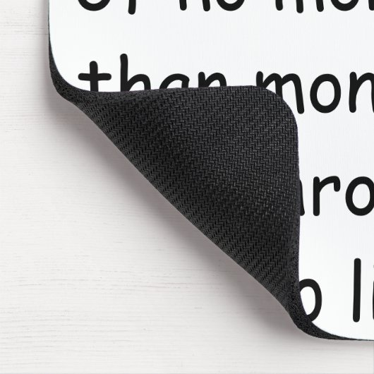 Bibliotheken und Geld Mousepad (Ecke)