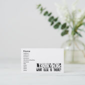 Bibliotheks-Arbeit, was sonst dort ist? Visitenkarte (Stehend Vorderseite)