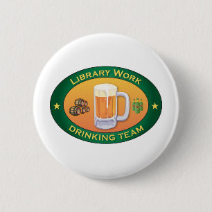 Bibliotheks-Arbeits-trinkendes Team Button