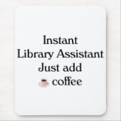 Bibliotheks-behilfliche Mausunterlage Mousepad (Vorne)
