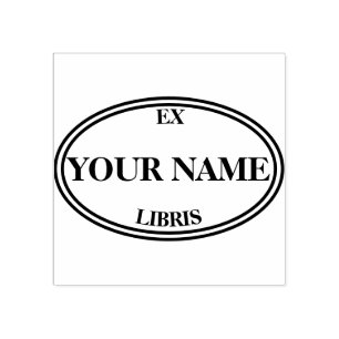 Bibliotheks-Briefmarkenart ex libris Buchplatte Gummistempel