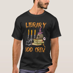 Bibliotheks-Bücher-Crew-Schulbibliothekar-Hallowee T-Shirt
