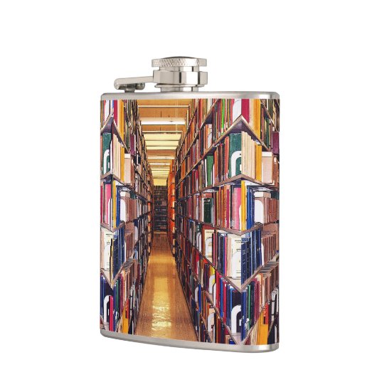 Bibliotheks-Bücher Flachmann (Links)